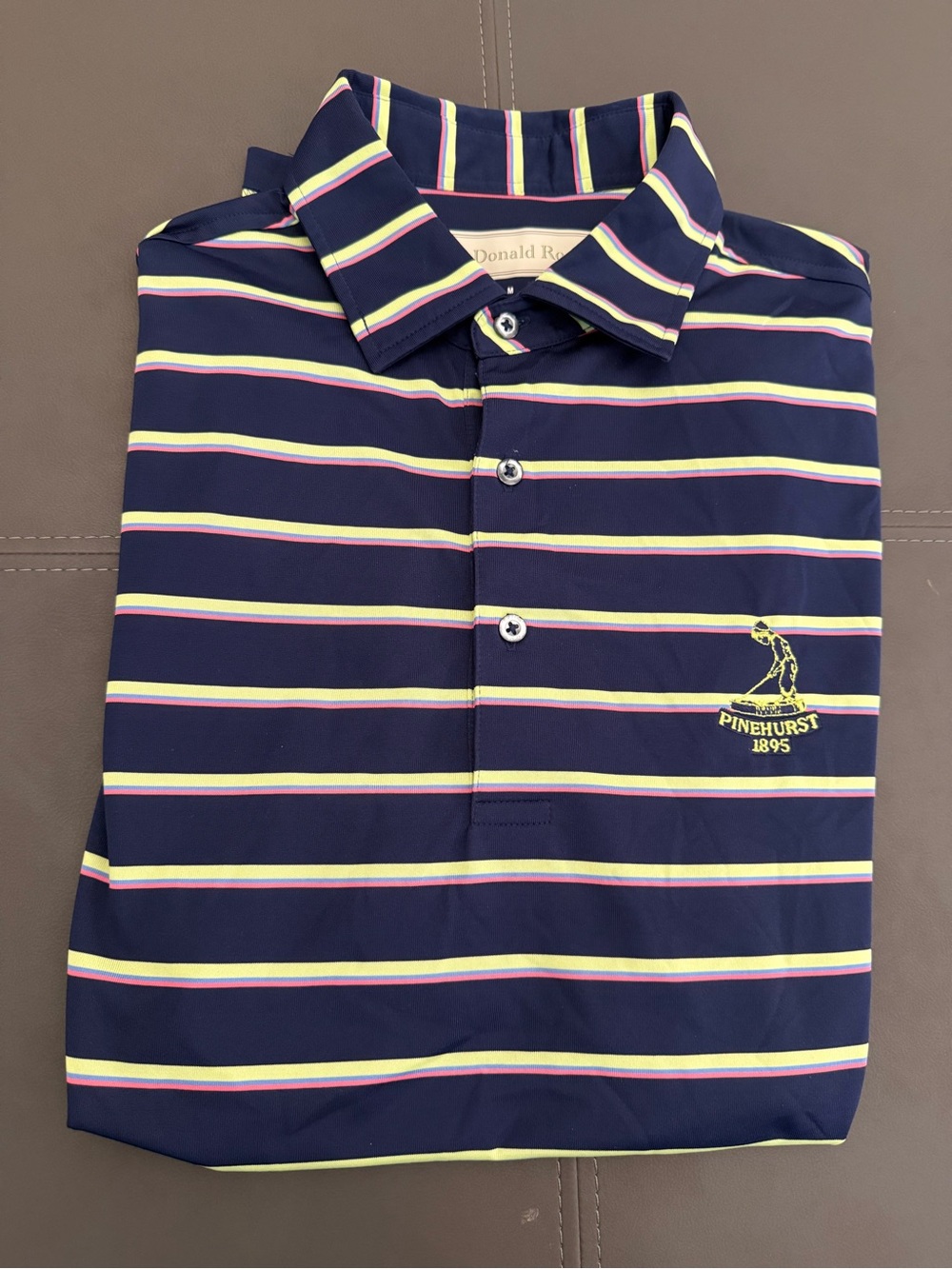 Donald Ross Golf Polo Medium Men’s Pinehurst Logo